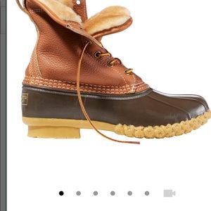 🥾 Shearling bean boots
